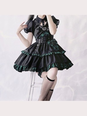 Klein Plaid Lolita Style Thigh Rings by Alice Girl (AGL45C)